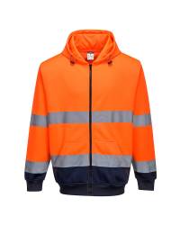 Taped Zip Hi-Vis Hoodie | Men's